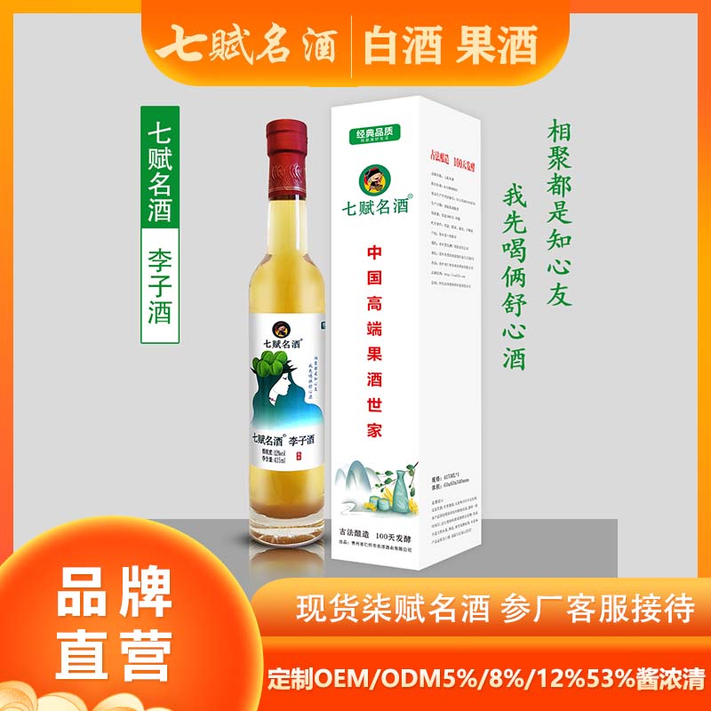 七赋名酒 1瓶李子酒